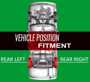 2 PCS/Pair Rear Left Right Air Suspension Shock Absorber Struts For 2000-2006 Mercedes Benz W220 S350 S430 S500 w/AIRMATIC & ADS